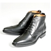 �yGIANCARLO MORELLI�z �W�����J�����E������ �r�W�l�X�V���[�Y WING-TIP CHUKKA GM01145 NERO 39(24.5)