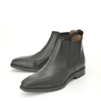 �yGIANCARLO MORELLI�z �W�����J�����E������ �r�W�l�X�V���[�Y SWIRL SIDE-GORE GM01148 NERO 39(24.5)