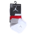 �yNIKE�E�F�A�z JORDAN 3 PACK LOW QUARTER �\�b�N�X 3���g 427417 �C���|�[�g WSP 100WHT/MSLV M(24-26)