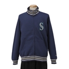 �yMAJESTIC�z �}�W�F�X�e�B�b�N MLB CLUTCH HITTER FZ TRACK JACKET �N���b�`�q�b�^�[ �g���b�N�W���P�b�g WSP �}���i�[�Y_NAVY S
