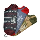 �yVANS�A�p�����z �o���Y GRAPHIC NO SHOW 3�y�A �\�b�N�X VN-0NW356A H11 CNS ASSORTED F(27-30)
