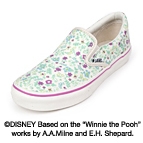 �� ���܂̃v�[���� �� ���f�B�[�X �yVANS�z SLIP ON �X���b�|�� �f�B�Y�j�[ V98CL DISNEY �I�����C���ʒ� POOH FLOWER 5(23)