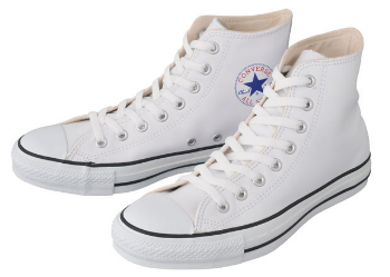 ≪ 通販限定価格 ≫ 【converse】 コンバース LEATHER ALL STAR HI レザーオールスター ハイ WHITE 3(22)