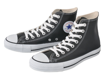 ≪ 通販限定価格 ≫ 【converse】 コンバース LEATHER ALL STAR HI レザーオールスター ハイ BLACK 3(22)