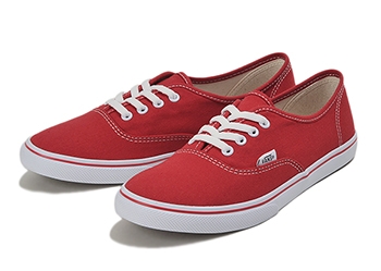 レディース 【VANS】 ヴァンズ AUTHENTIC LO オーセンティック ロウ V44W CLA RED 8(25)