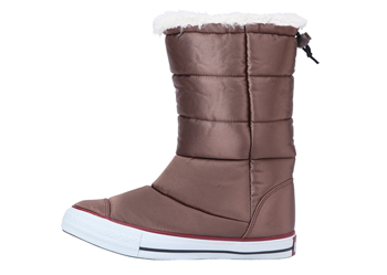 【converse】 コンバース ALL STAR FLUFFY-BOOTS SHIN-HI フラッフィー ブーツ シン ハイ BROWN 4(23)