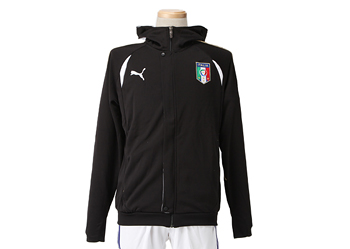 【 PUMAウェア 】 736631 ITALIA フーデット スウェット イタリア代表 WSP 07ブラック S