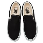 【VANS】 ヴァンズ SLIP ON スリッポン V98CLA BLACK 13(31)