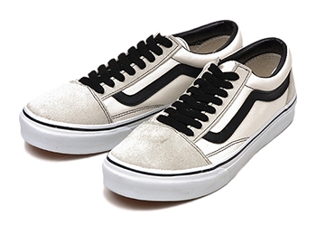【VANS】 ヴァンズ OLD SKOOL オールドスクール V36CLA F14 WHITE/BLACK 9H(27.5)