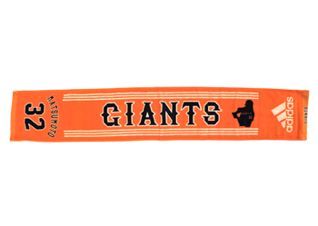 【ADIDASウェア】 O39537 GIANTS ジャイアンツ タオルマフラー 32番 松本 WSP ORANGE/BLACK F