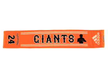 【ADIDASウェア】 P61277 GIANTS ジャイアンツ タオルマフラー 24番 高橋 WSP ORANGE/BLACK F