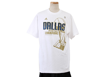 【 ADIDASウェア 】 NBA Finals LockerRoom Tee マーベリックス インポート WSP WHITE S