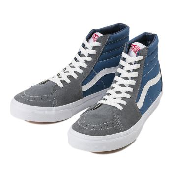 【VANS】 ヴァンズ SK8-HI スケートハイ V38CLA GRAY/NAVY 12(30)
