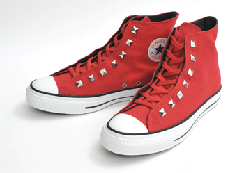 【converse】 コンバース ALL STAR SQ-STUDS(A) HI オールスター スクエアスタッズ ハイ ABC-MART限定 RED 8(26.5)