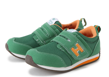 キッズ 【HAWKINS】 ホーキンス YUI 4 HK12027 GREEN/ORANGE 16