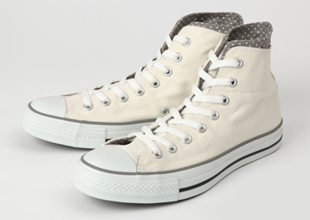 【converse】 コンバース ALL STAR W DOT HI オールスター ダブルドット ハイ WHITE 8(26.5)