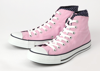 【converse】 コンバース ALL STAR W DOT HI オールスター ダブルドット ハイ PINK 10H(29)