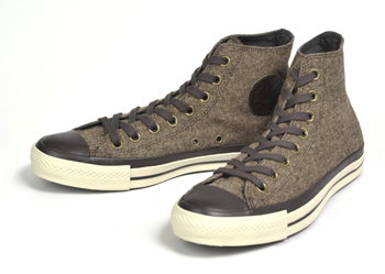 【converse】 コンバース ALL STAR TWEED HI オールスター ツイード ハイ BROWN 4H(23.5)