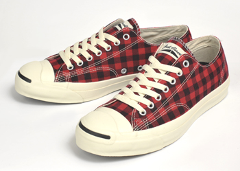 【converse】 コンバース JACK PURCELL NEL-CHECK ジャックパーセル ネルチェック RED 4(23)