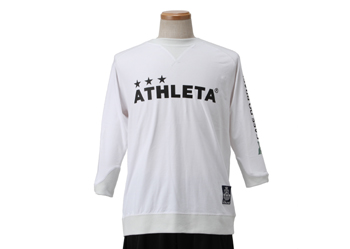 【ATHLETA】 アスレタ 03196 11FW 七分袖ロングTシャツ WSP 10WHT L