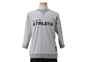 【ATHLETA】 アスレタ 03196 11FW 七分袖ロングTシャツ WSP 60GRY M
