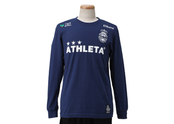 【ATHLETA】 アスレタ 03197 11FW 王冠ロゴ ロングTシャツ WSP 90NVY M