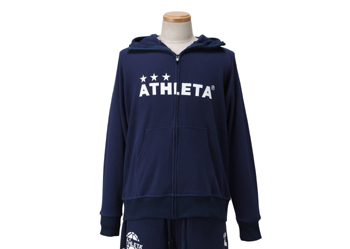【ATHLETA】 アスレタ 03194 11FW スウェットZIPパーカー WSP 90NVY M