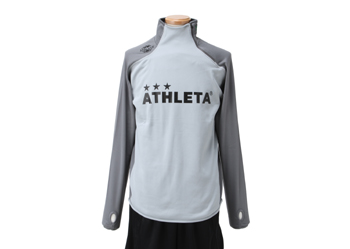 【ATHLETA】 アスレタ 03198 11FW ライトフリースプラシャツ WSP 60GRY M