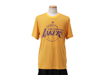 【 ADIDASウェア 】 G34556 Wntr Hps Perf TEE レイカーズ WSP GOLDSLD S