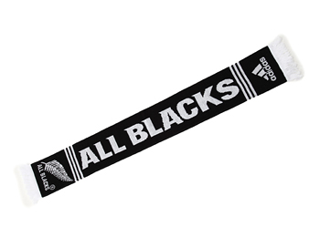 【ADIDASウェア】 U39096 11 ALL BLACKS オールブラックス 3STスカーフ WSP BLACK/WHITE F