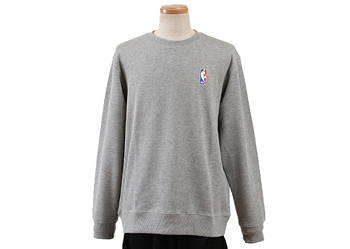 【 ADIDASウェア 】 754862 NBA Sweats Top スウェットシャツ WSP ミディアムグレイヘザー S