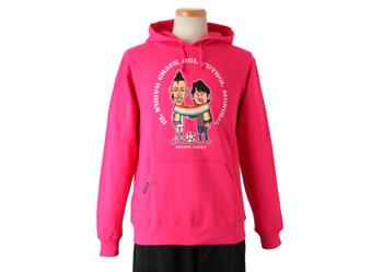 ワールドスポーツプラザ限定 【 SOCCER JUNKY 】 SJPPB002 JERRY EL NUEVO CRACK 限定 パーカー WSP ピンク L