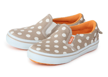 キッズ 【VANS】 バンズ SLIP ON スリッポン ビッグドット V98CJ BDT GNG/WHT DOT 14