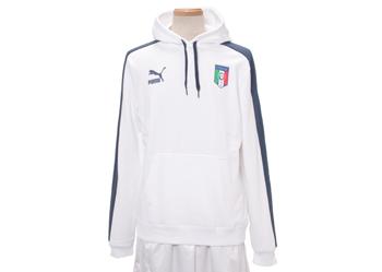 【 PUMAウェア 】 741008 12SS イタリア フーディー WSP 02 WHITE S