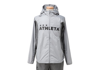 【ATHLETA】 アスレタ 04064 12SS ウインドパーカー WSP 60GRY M