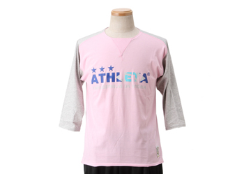 【ATHLETA】 アスレタ 03204 12SS 七分袖 カットオフ ロングTシャツ WSP 52PNK M
