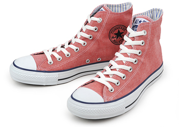 【converse】 コンバース ALL STAR CHAMBRAY 2 HI オールスター シャンブレー 2 ハイ SP12 ABC-MART限定 RED 8H(27)