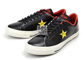 スーパーマリオコラボ 【converse】 コンバース ONE STAR SUPER MARIO BROS. OX ワンスター スーパーマリオブラザーズ オックス SP12 BLA