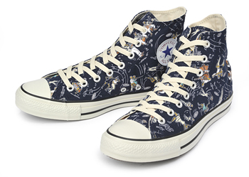 	�yconverse�z �R���o�[�X ALL STAR CARIBBEAN-MUSIC HI �I�[���X�^�[ �J���r�A���~���[�W�b�N �n�C SM12 NAVY 4(23)	