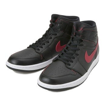 【NIKE】 ナイキ AIR JORDAN 1 MID エアジョーダン 1 ミッド 554724-009 16HO 009BLK/TEAMR 30