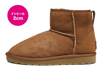 レディース 【VANS】 ヴァンズ ミニシープスキンブーツ TIMOTHY MN I/H2 V8033W [インヒール2cm] F13 G.TAN 6(23)