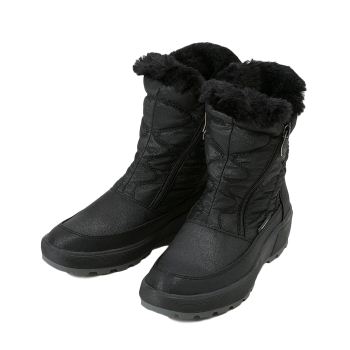 レディース 【HAWKINS】 ホーキンス スノーブーツ ANEMONE HW90067 NERO2 39(24.5)