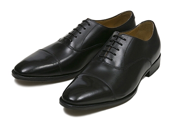 【GIANCARLO MORELLI】 ジャンカルロ・モレリ ビジネスシューズ ROUND S-TIP ラウンド ストレートチップ GM01254 BLACK 8(26)