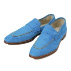 【BORGIOLI】 ボルジョーリ SLIP ON スリッポン 8011786 LUXOR 363(T.BLU 44(28)