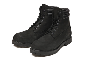 6インチキャンペーン【Timberland】 ティンバーランド 6 IN DOUBLE COLLAR BOOT 6インチ ダブルカラー ブーツ 73541 ABC-MART限定 BLACK 9(27)