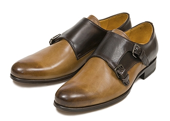 【BRECOS】 ブレコス D-MOMK ダブルモンク 4372 SP14 LEGNO/CHOCOLATO 43(27.5)