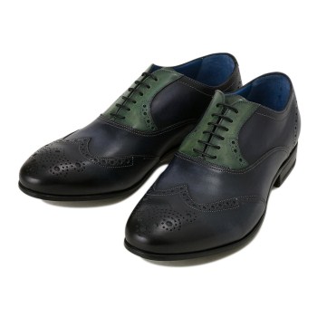 【CARLO SOLDAINI】 カルロソルダイニ W-TIP ウイングチップ 1403/2 FOD 14E163 6H(25.5)