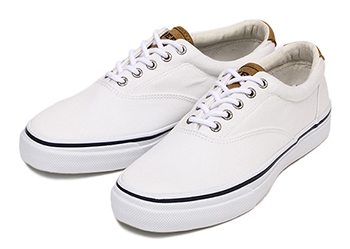 【SPERRY TOPSIDER】 スペリートップサイダー STRIPER CVO ストライパー キャンバスオックスフォード 1048032 WHITE 10(28)