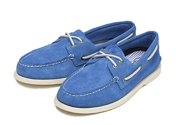 【SPERRY TOP-SIDER】 スペリー トップサイダー A/O 2-EYE SUEDE オーセンティックオリジナル 2アイレット スエード 10313106 BLUE 10(28)