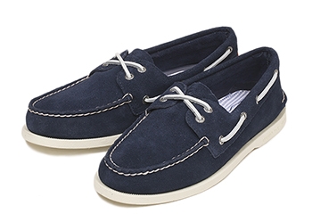 【SPERRY TOP-SIDER】 スペリー トップサイダー A/O 2-EYE SUEDE オーセンティックオリジナル 2アイレット スエード 10313114 NAVY 11(29)